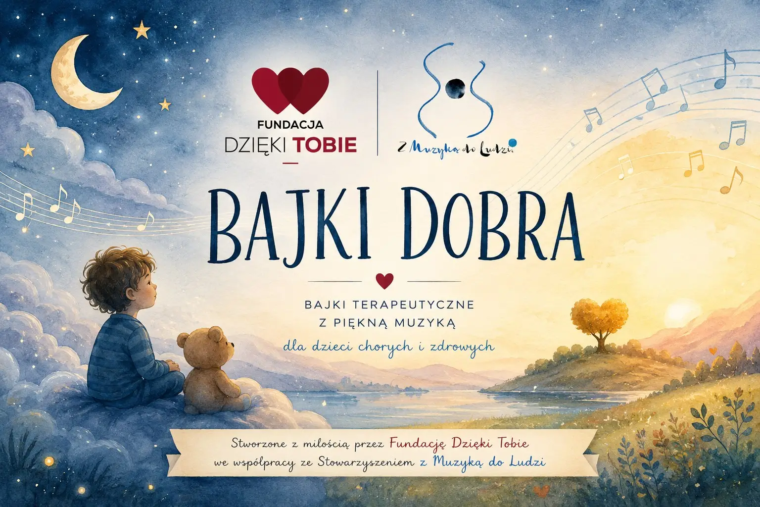Bajki Dobra - Nutki Dobrej Mocy, bajki terapeutyczne z piekna muzyka dla dzieci chorych i zdrowych